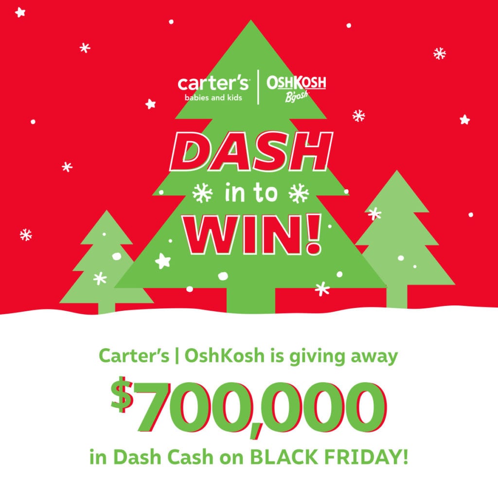 OshKosh B'gosh Dash Cash Giveaway