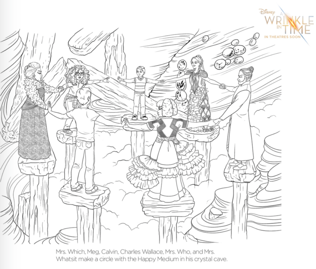 A Wrinkle In Time Coloring Pages Tesseracting