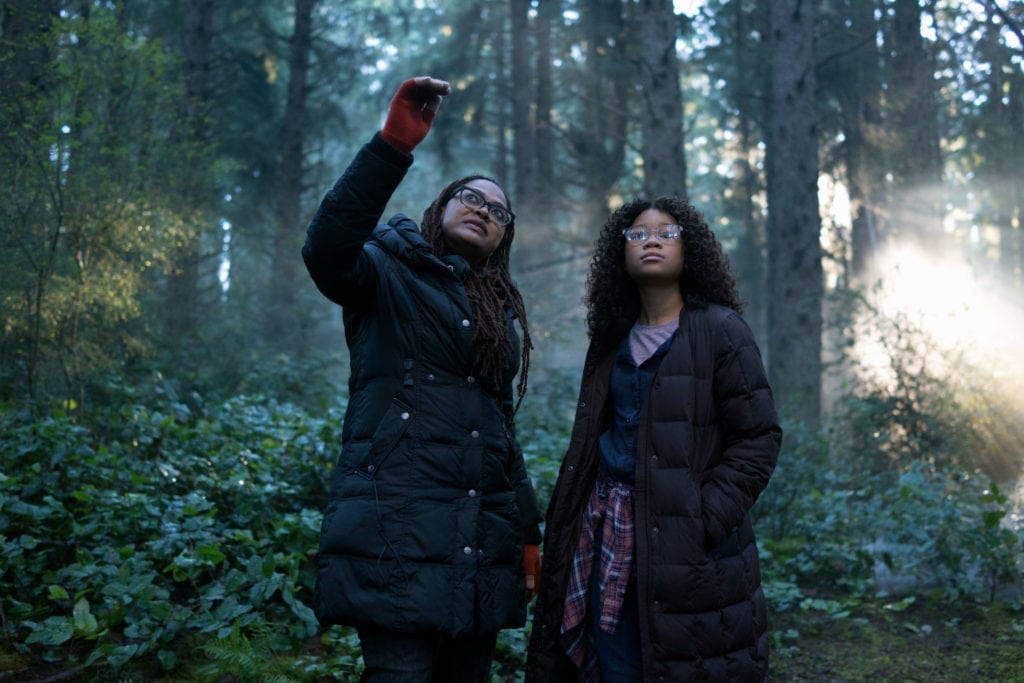 Director Ava DuVernay with Storm Reid A Wrinkle In Time