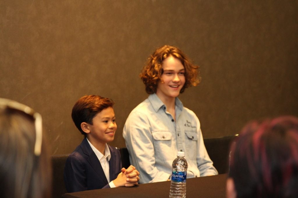 Levi Miller and Deric McCabe Interviews A Wrinkle In Time