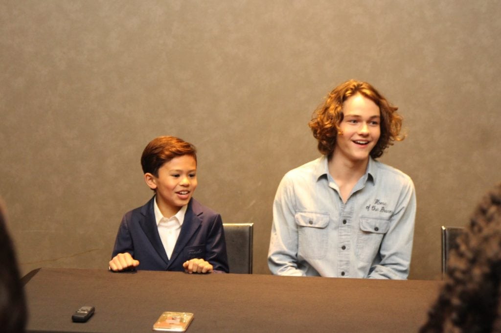 Levi Miller and Deric McCabe Interviews A Wrinkle In Time | Becoming Calvin & Charles Wallace Murry
