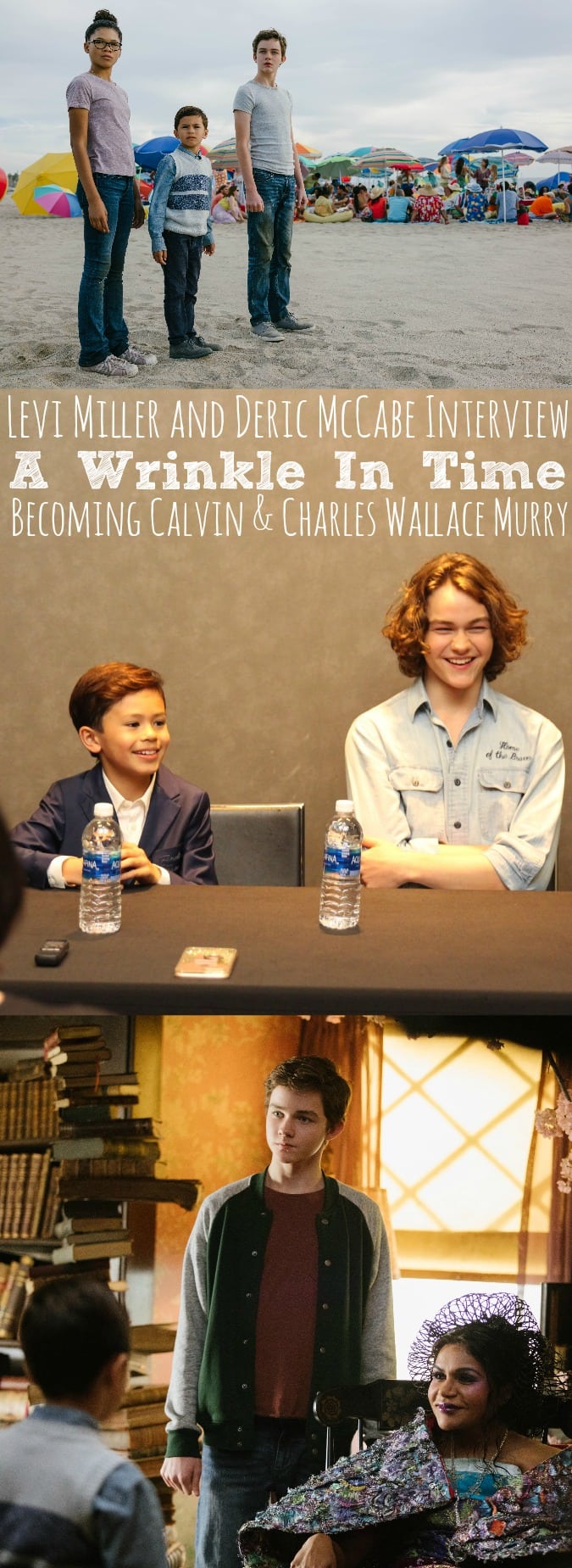 Levi Miller and Deric McCabe Interviews A Wrinkle In Time | Becoming Calvin & Charles Wallace Murry - simplytodaylife.com