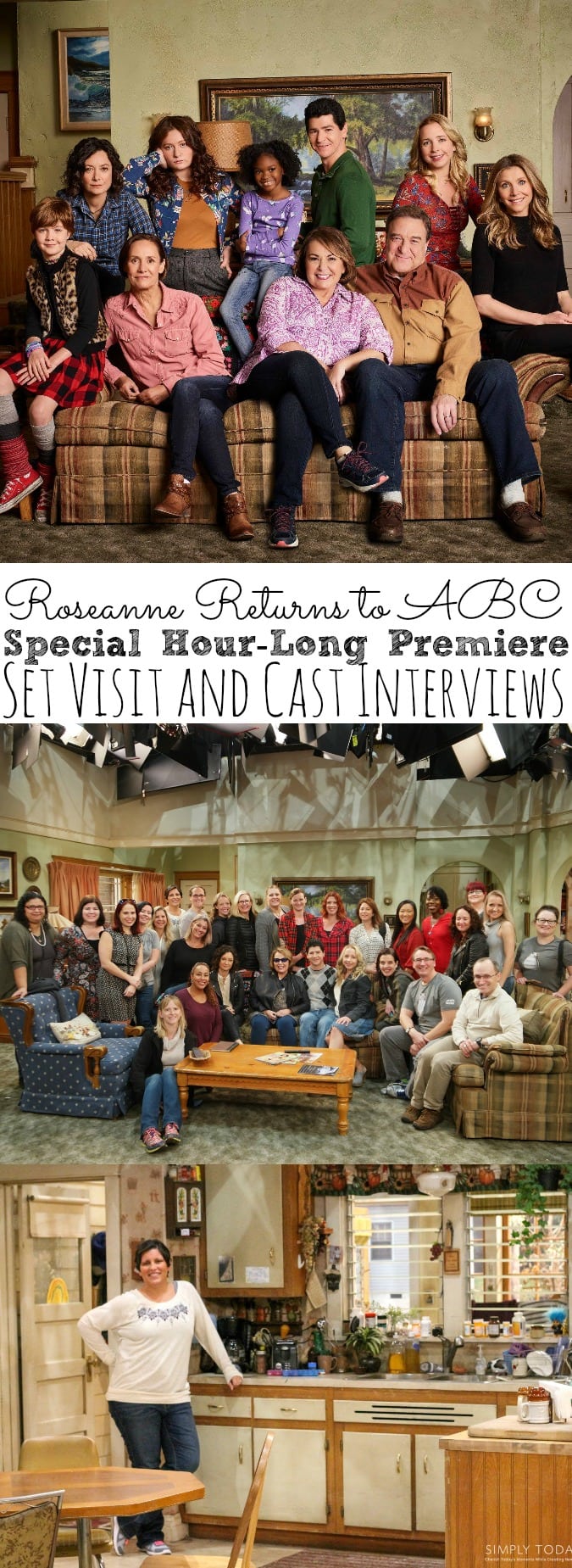 Roseanne Returns To ABC In A Special Hour-Long Premiere | Set Visit and Cast Interviews