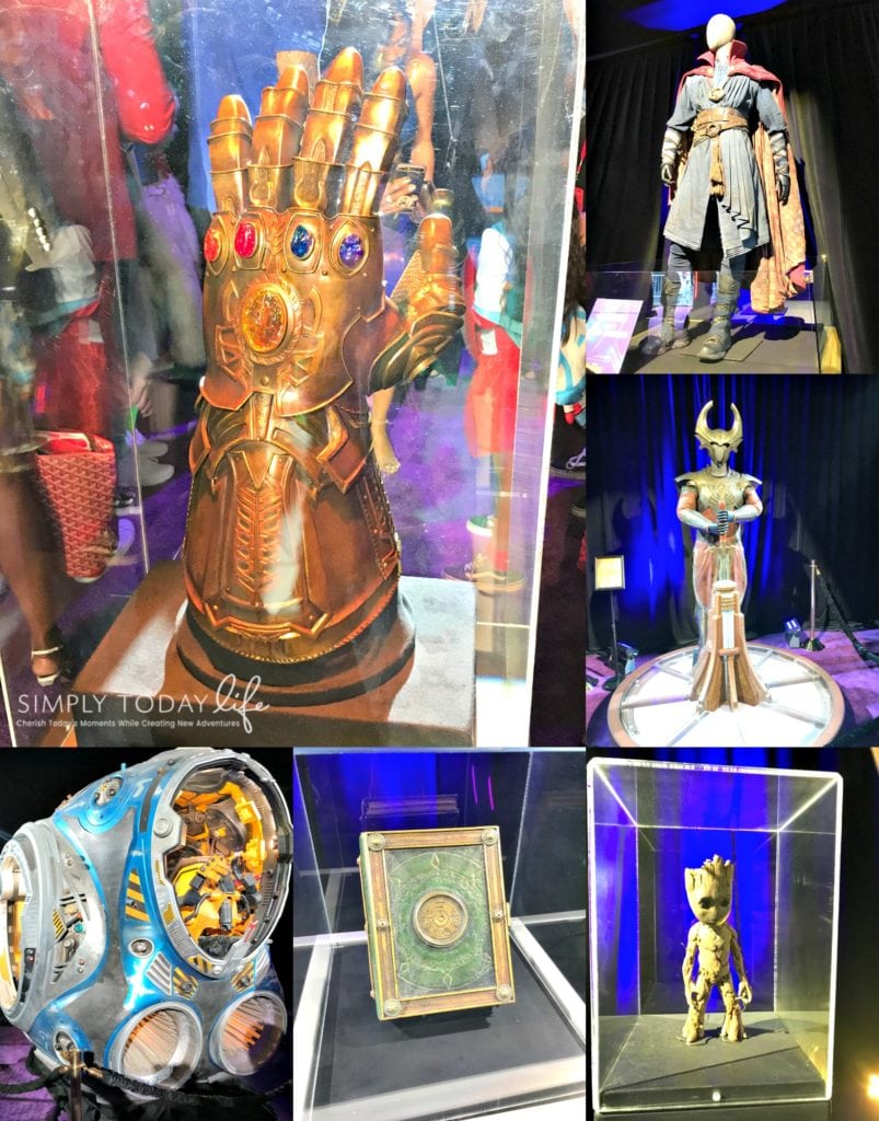 Avengers Infinity War Props and Costumes Movie Premiere