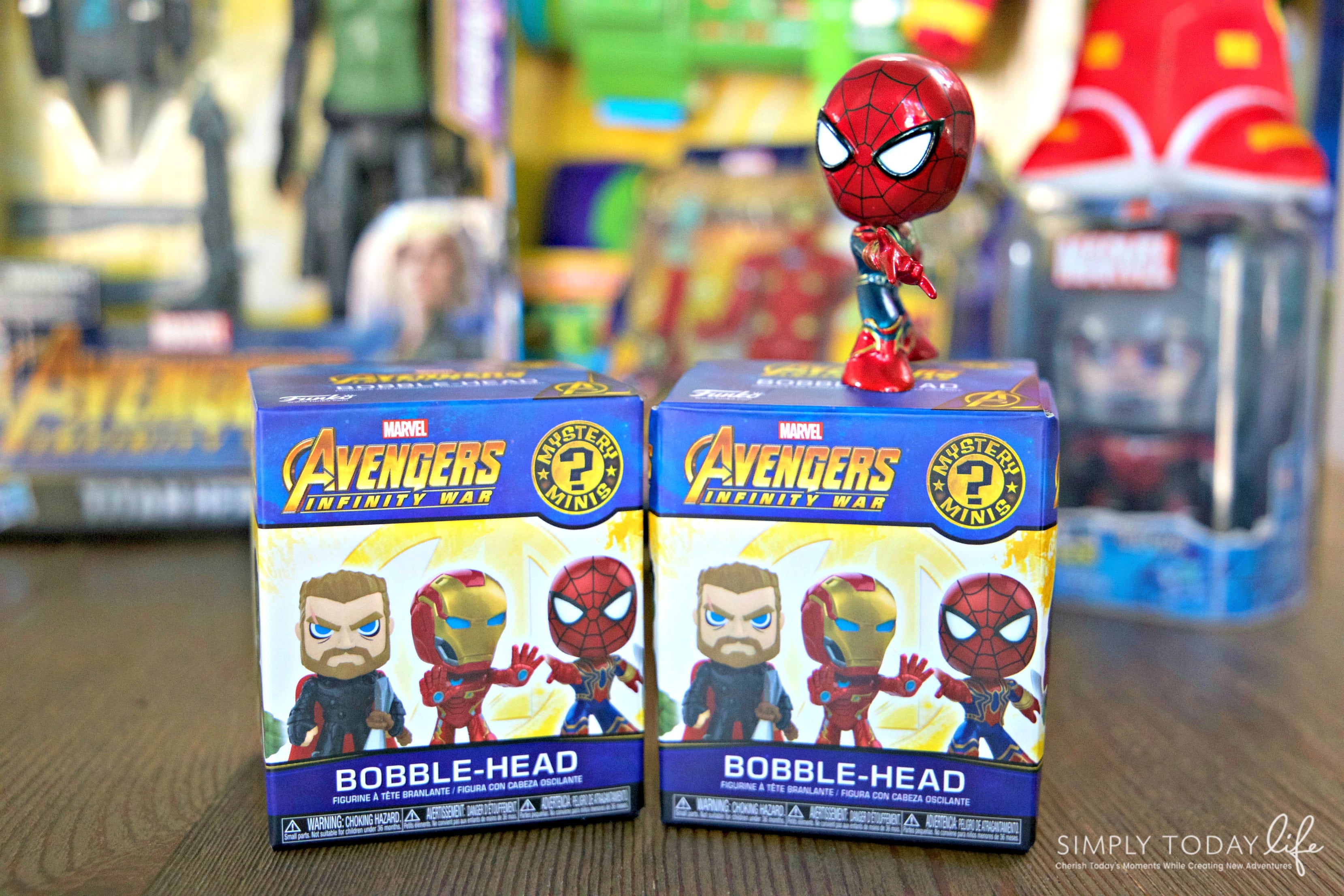 Marvel Avengers Infinity War Kids Toys Bobble Head Mystery Minis