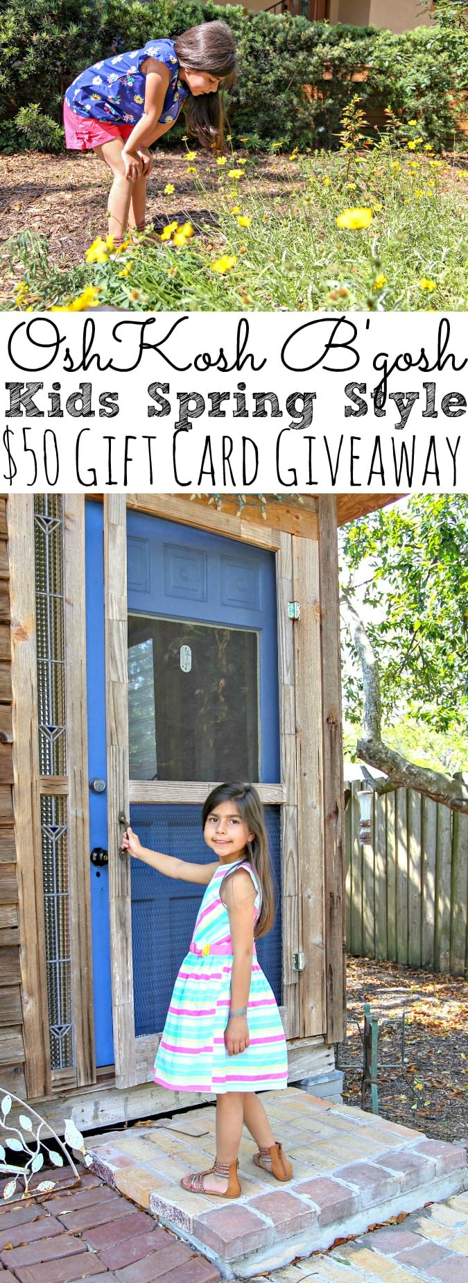 OshKosh B'gosh Kids Spring Style Their Way + $50 Gift Card Giveaway