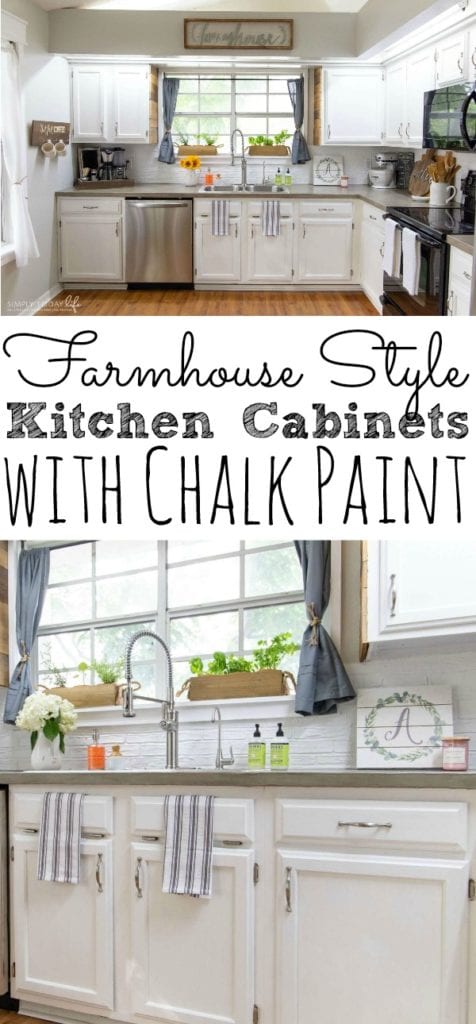 Painting Kitchen Cabinets with Chalk Paint - Simply Today Life