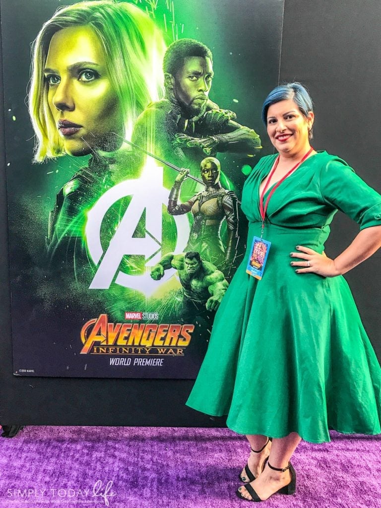 Walking the Red Carpet For Avengers Infinity War Movie Premiere