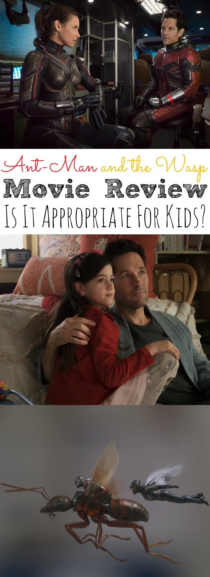 Ant-Man and the Wasp Movie Review Is It Appropriate for Kids?