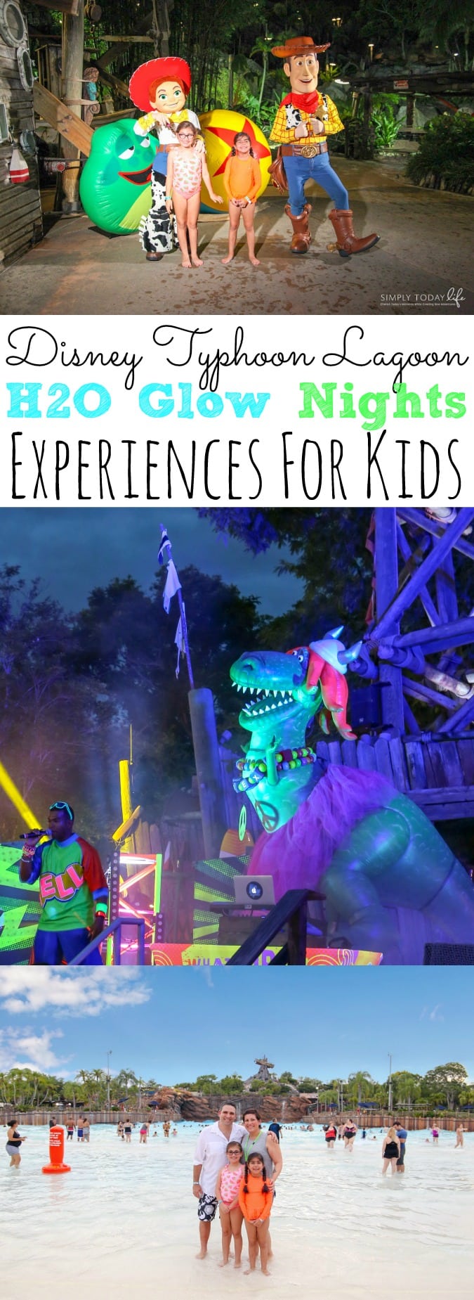 Best Disney Typhoon Lagoon H2O Glow Nights Experiences For Kids | A Parents Guide #H2OGlowNights - simplytodaylife.com