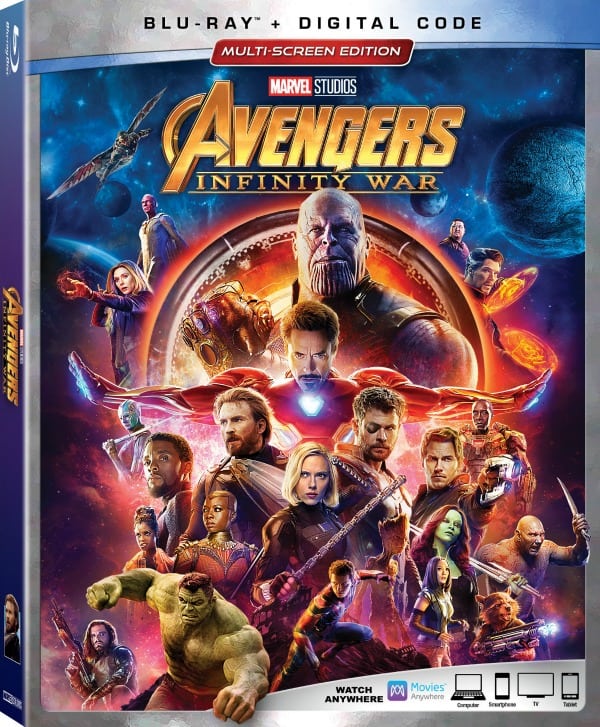 Avengers: Infinity War Blu-Ray and Digital Movie Release