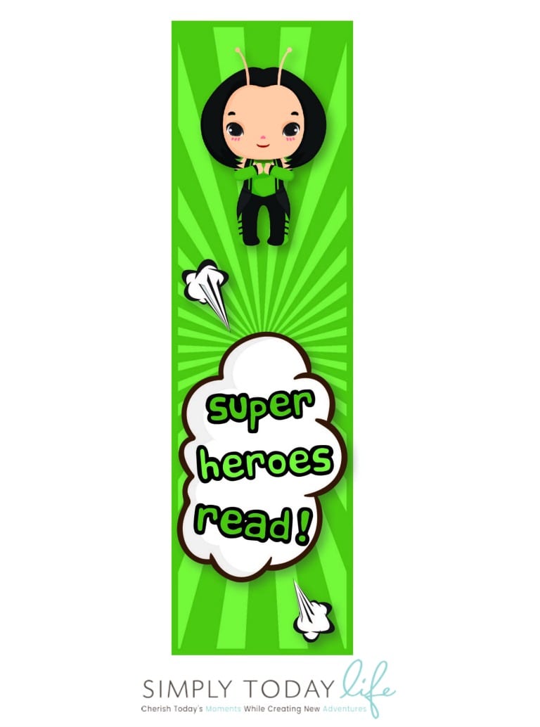 Free Avengers Infinity War Bookmarks for kids Mantas