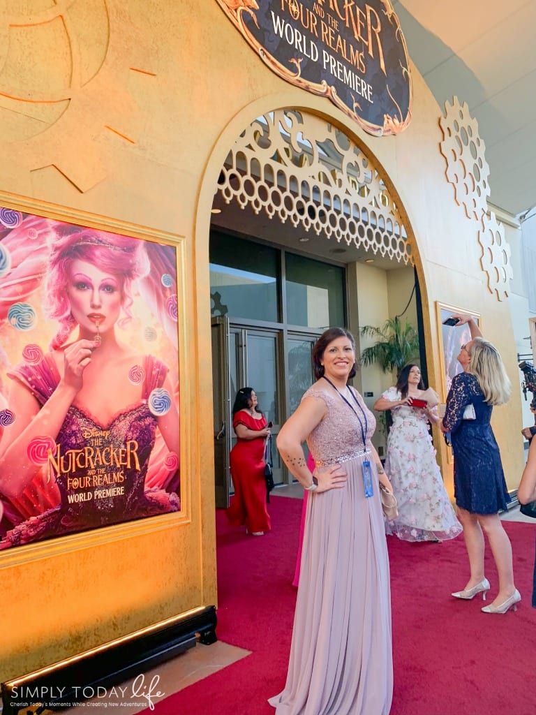 Experience at the Nutcracker and the Four Realms Red Carpet