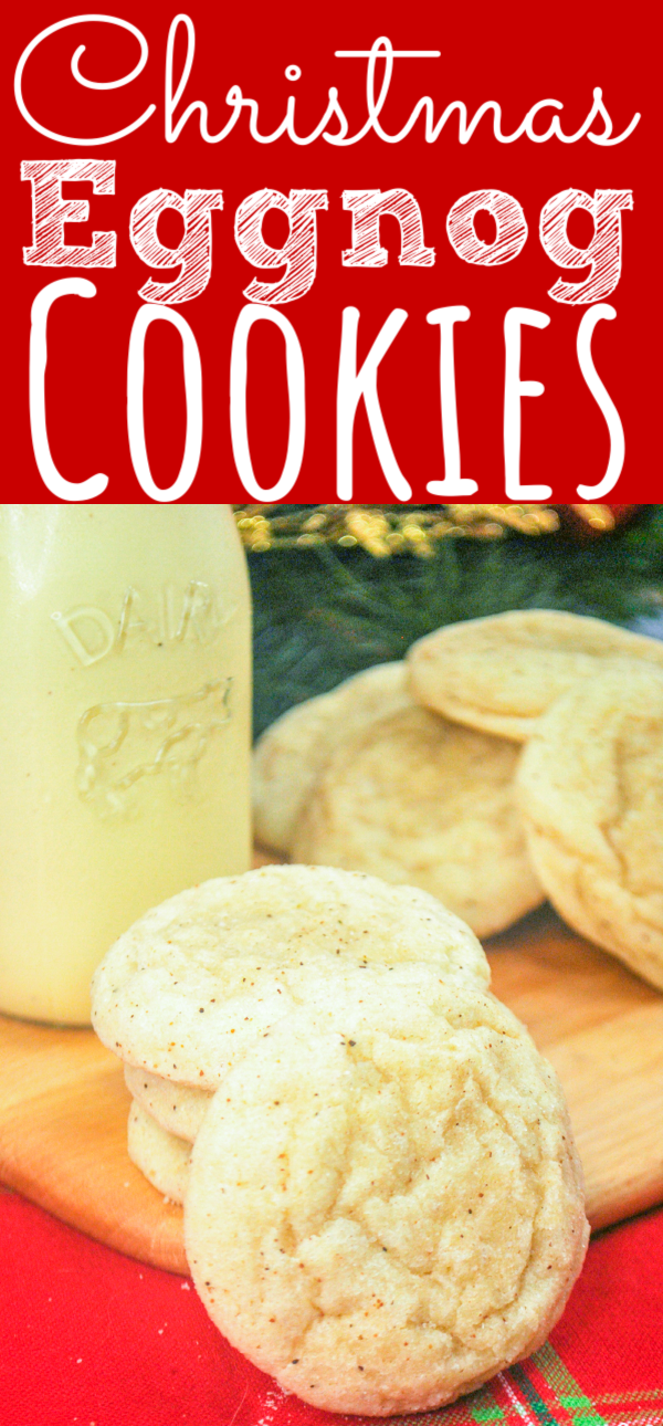 The Most Delicious Eggnog Cookies