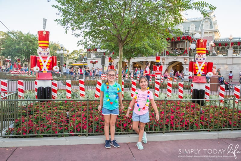 Decorations at Mickey's Very Merry Christmas Party