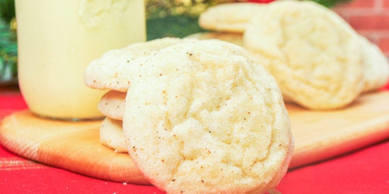 The Most Delicious Eggnog Cookies