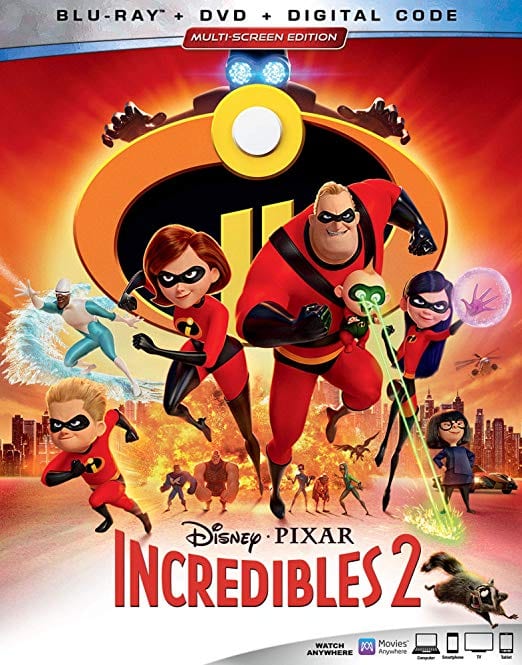 Incredibles 2 Movie Review and Blu-Ray Bonus Features