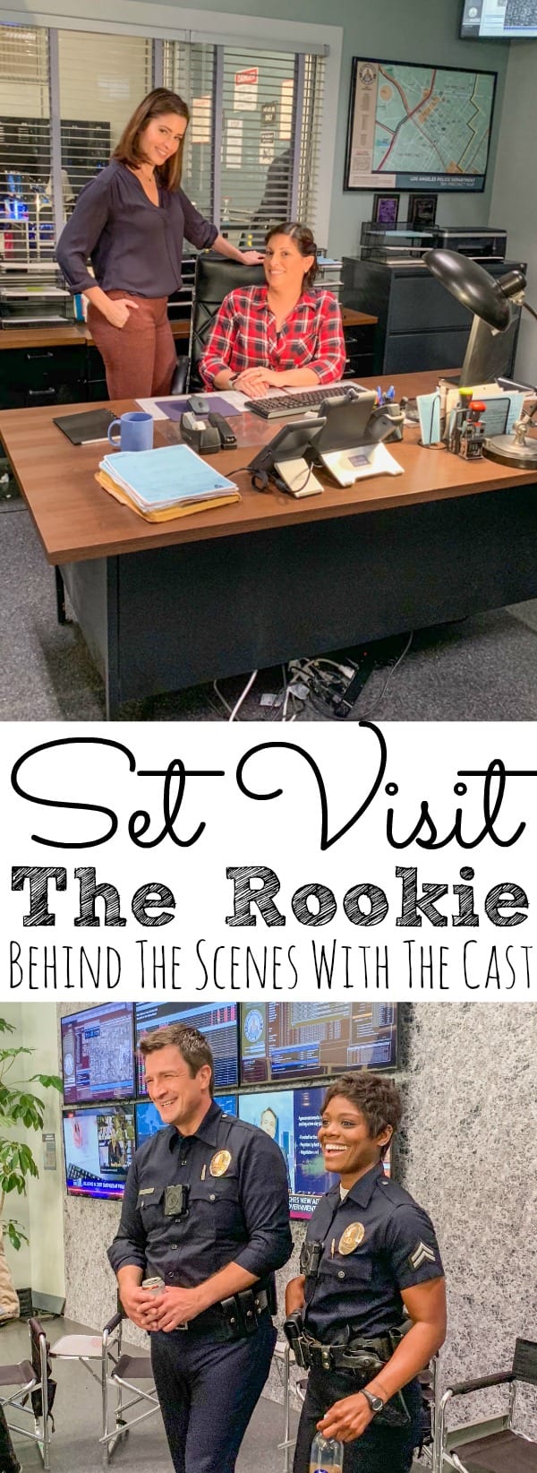 Set Visit The Rookie Plus Behind The Scenes With The Cast