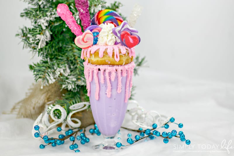 Sugar Plum Fairy Inspired Milkshake