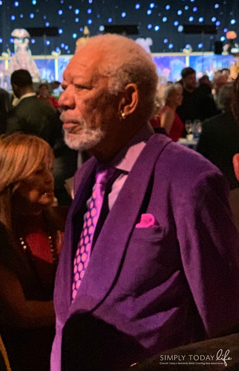 The Nutcracker and the Four Realms Morgan Freeman at Party