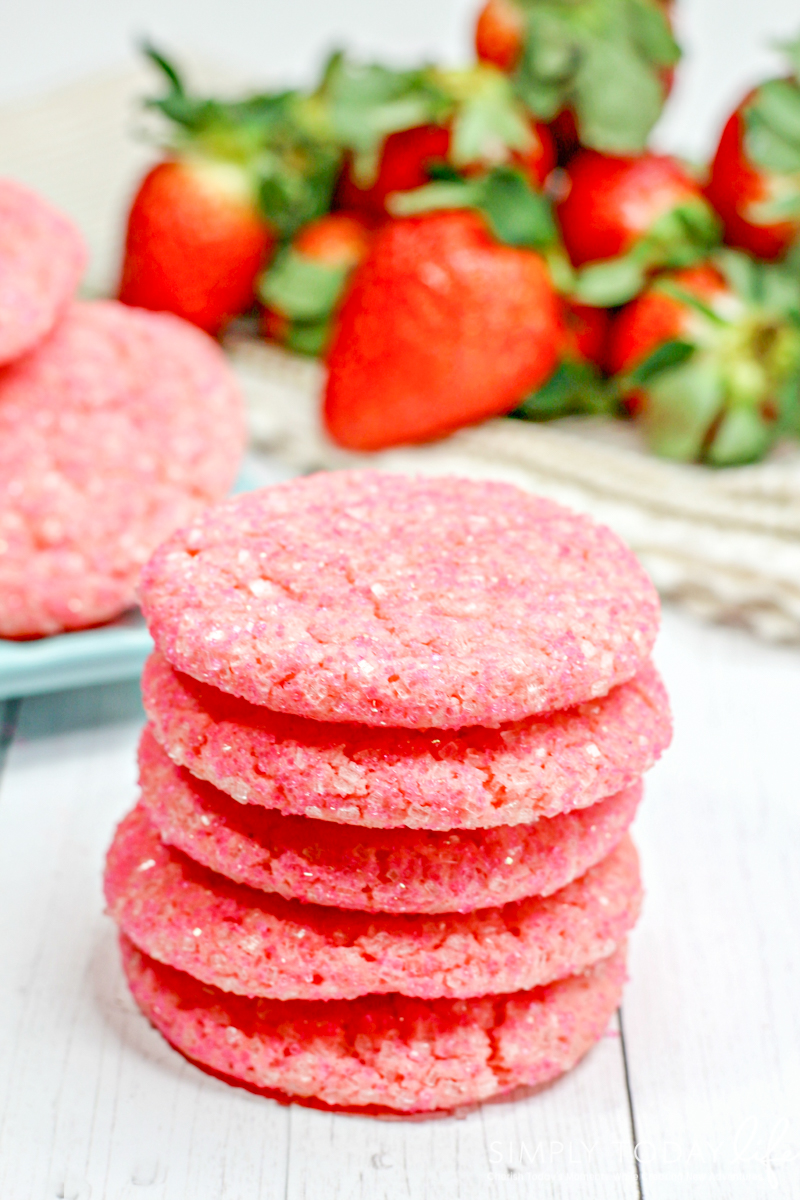 Easy Valentine's Day Pink Cookies