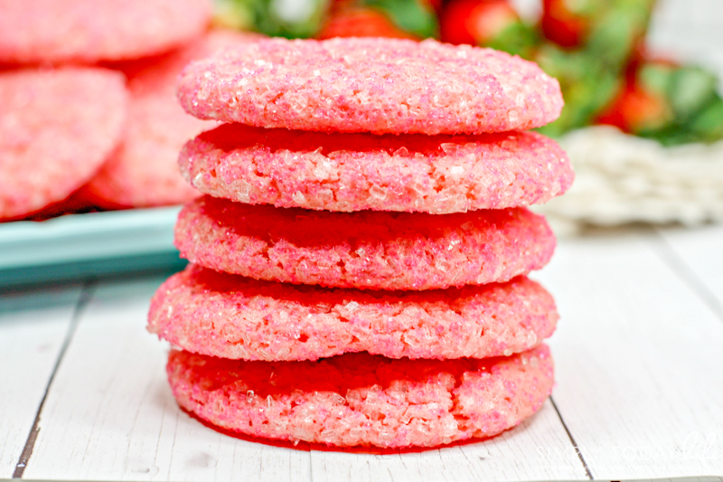 Valentine's Day Pink Sugar Cookies