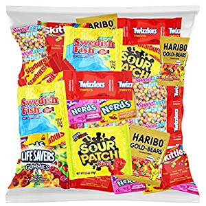 Assorted candy bag