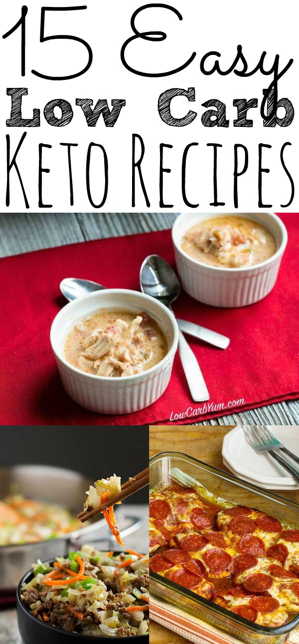 15 Easy Low Carb Keto Recipes