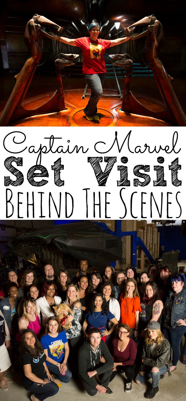 Captain Marvel Set Visit | Behind The Scenes