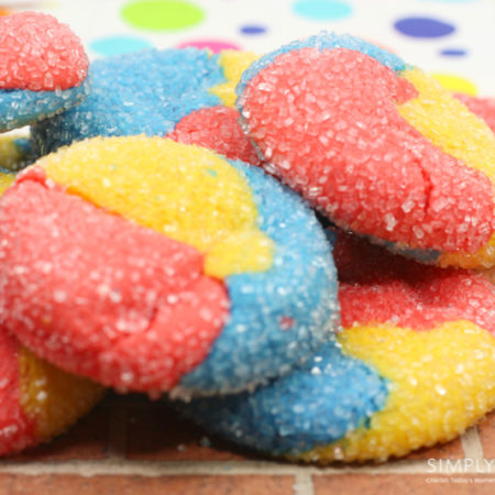 Dumbo Circus Cake Mix Cookies
