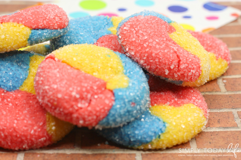 Dumbo Circus Cake Mix Cookies