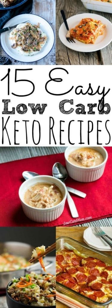 15 Easy Low Carb Keto Recipes - Simply Today Life