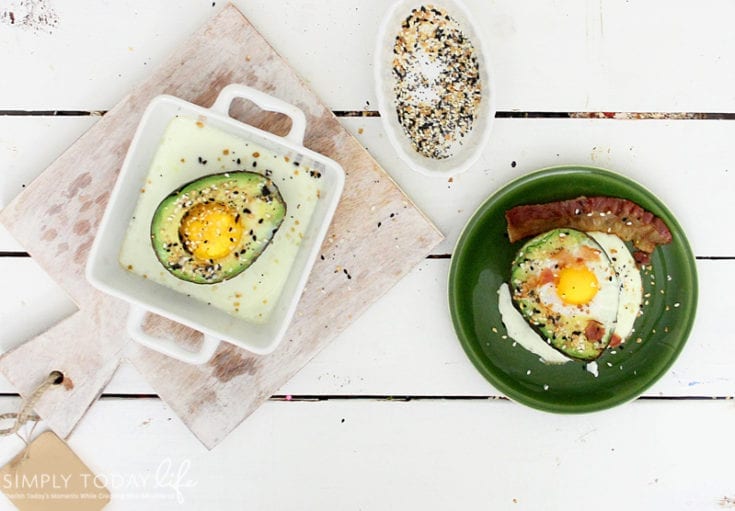 Keto Baked Avocado Eggs - Simply Today Life