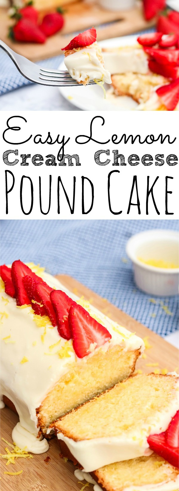 Lemon Cream Cheese Pound Cake REcipe