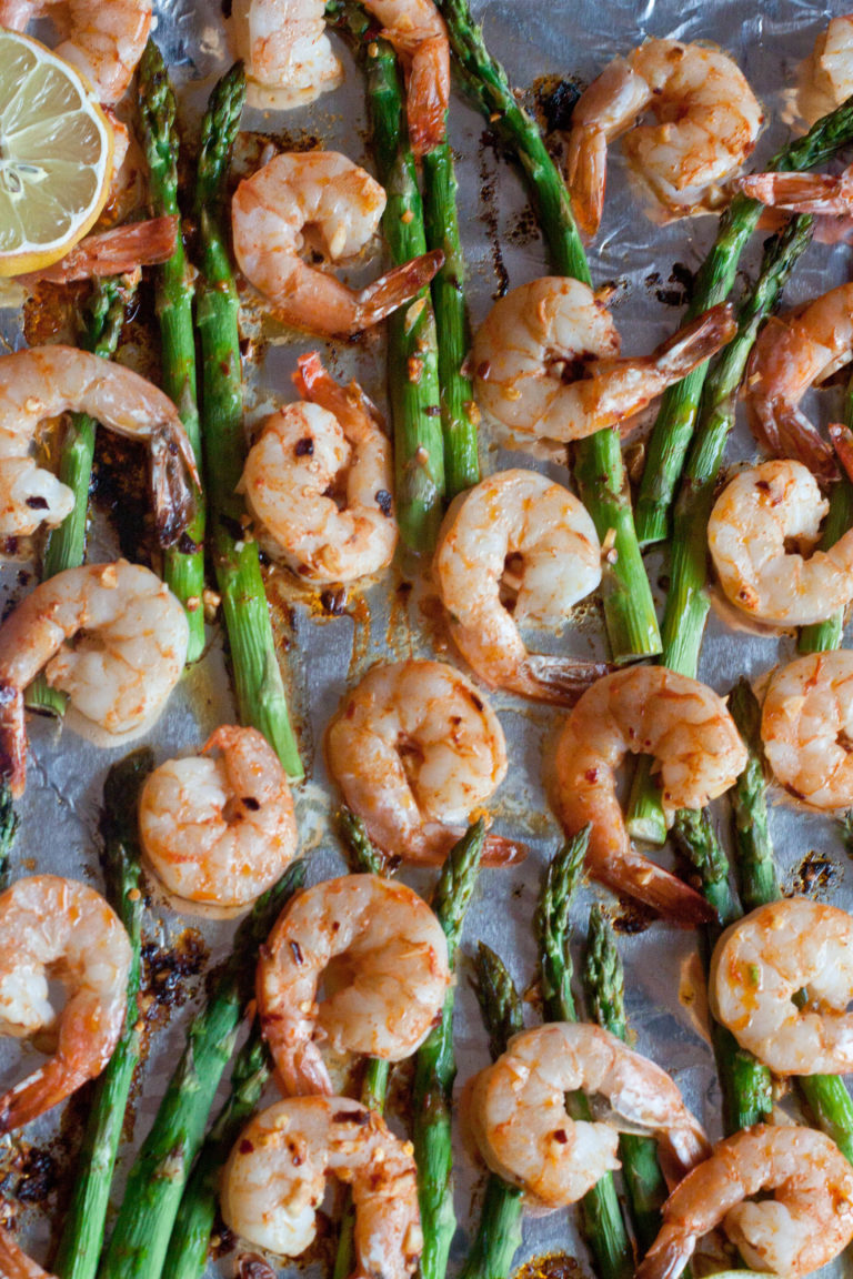 Sheet Pan Shrimp and Asparagus