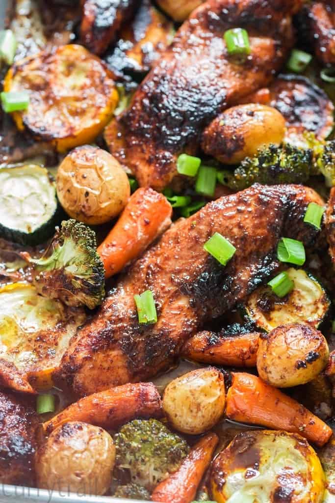 TERIYAKI SHEET PAN CHICKEN DINNER