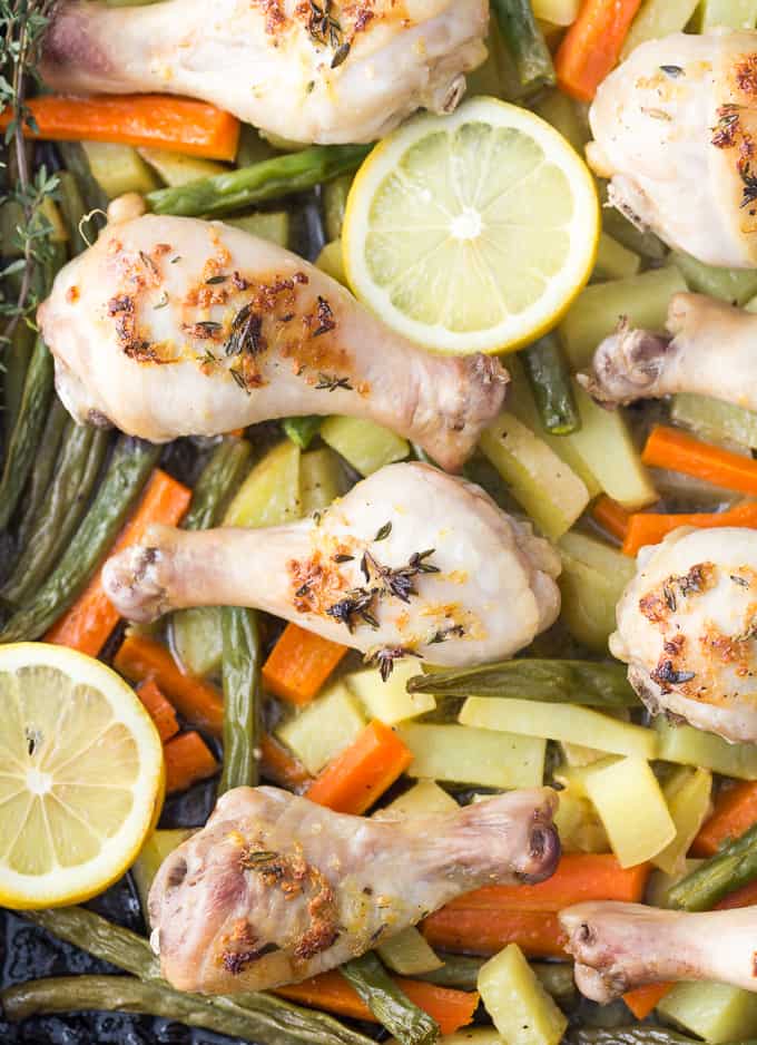 One-Pan Lemon Thyme Chicken