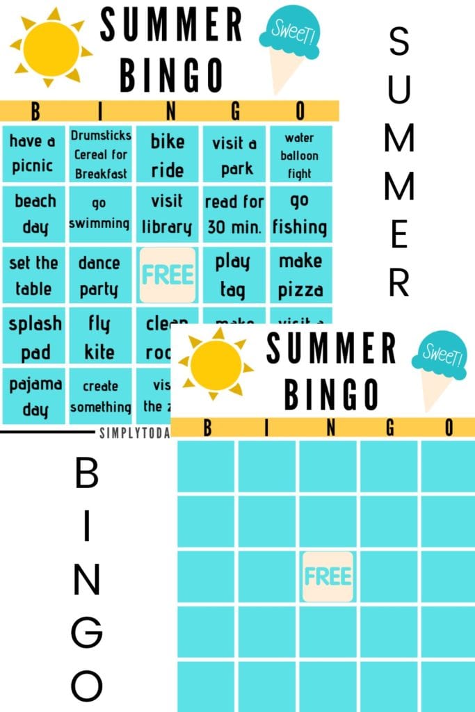 Summer Bingo Printable