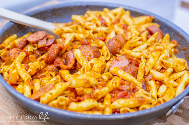 Easy One Pan Sausage Pasta Recipe