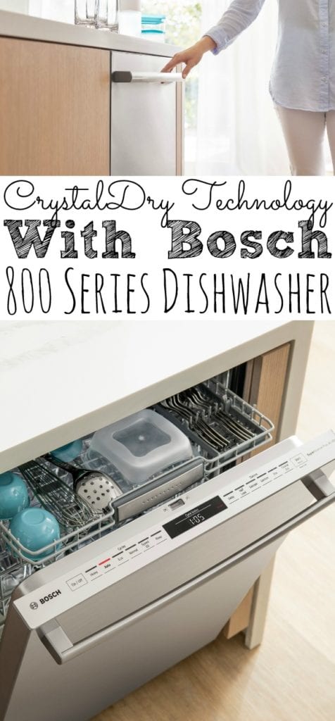 CrystalDry Technology With Bosch 800 Series Dishwasher