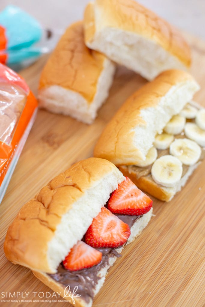 Hazelnut Strawberry Sub Roll Kids Lunch