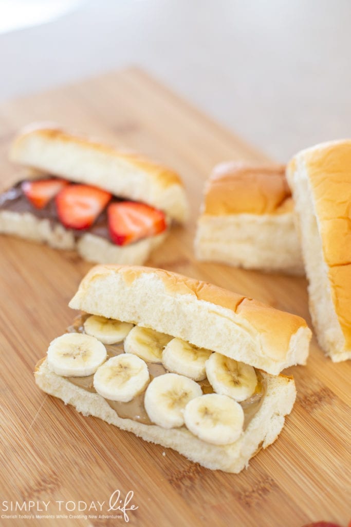 Sunflower Butter, Honey, and Banana Mini Sub