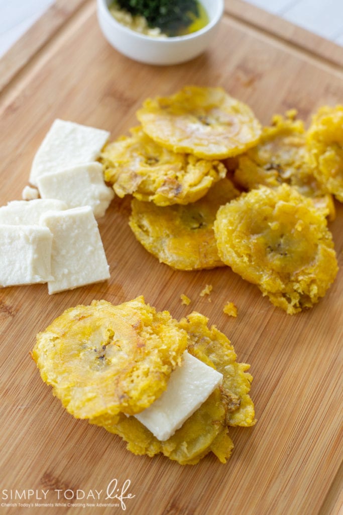 Twice Fried Grilled Cheese Tostones - Simply Today Life