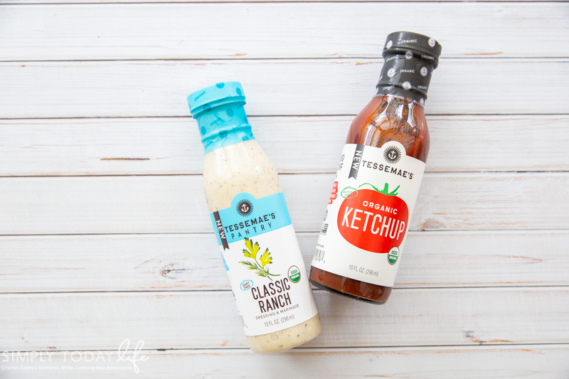 Kid-Friendly Pantry Classic Ranch and Ketchup from Tessemae’s 