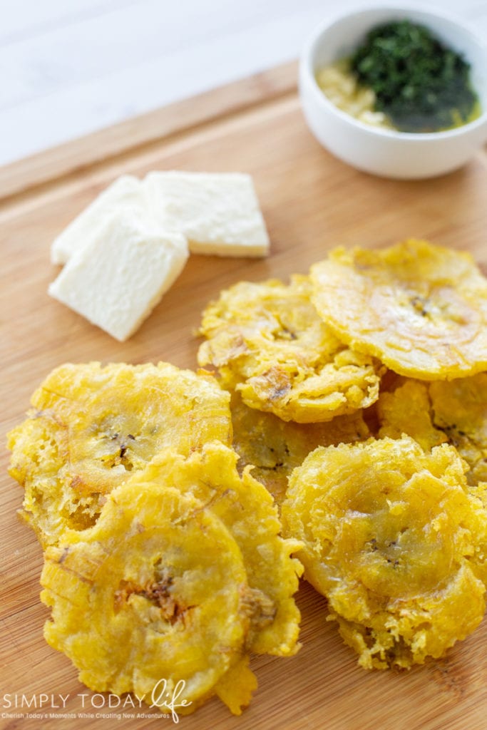Tostones with Cheese