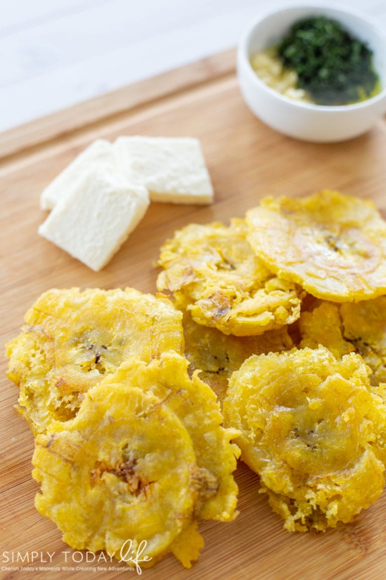 Twice Fried Grilled Cheese Tostones - Simply Today Life