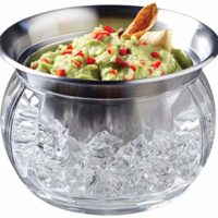 Prodyne Iced Dip-On-Ice Stainless-Steel Serving Bowl
