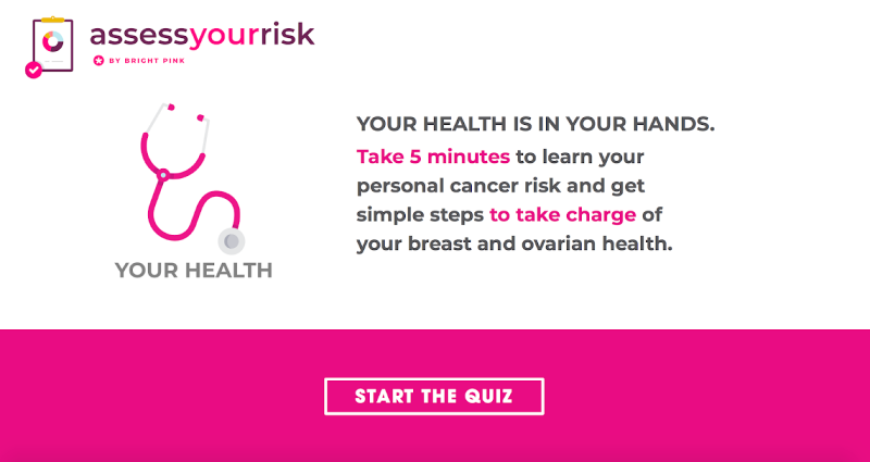 Assess Your Risk Bright Pink