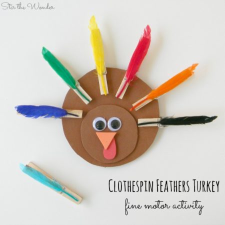 Thanksgiving Sensory Play and Fine Motor Activities