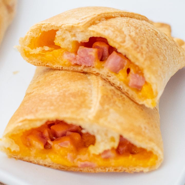 Easy Dinner Ham and Cheese Pocket Recipe